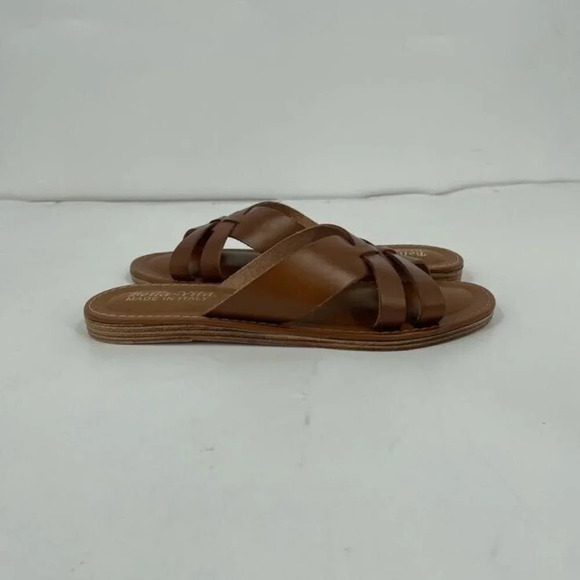 Bella Vita Women's Kin-Italy Italian Slip-On Flat Sandals in Whiskey‎ Size 7M - Picture 7 of 14